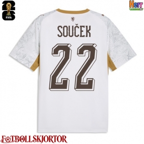 Tjeckien Tomas Soucek #22 Bortatröja VM 2026 Kortärmad